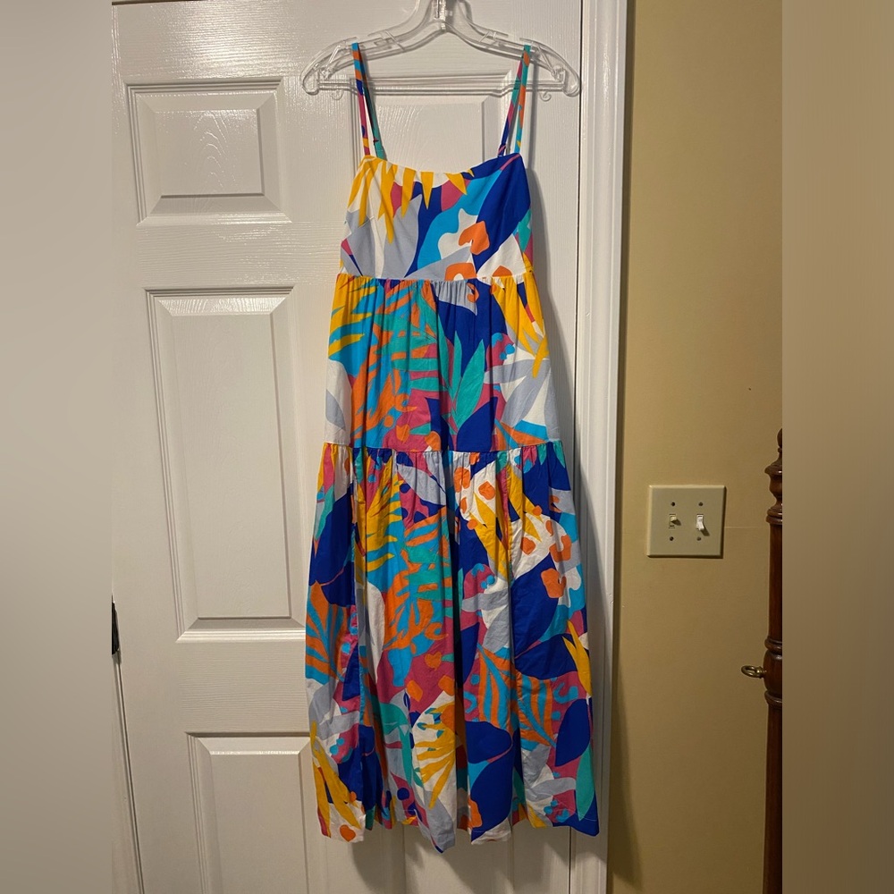 NWT J.Crew Floral Midi Dress Size 4